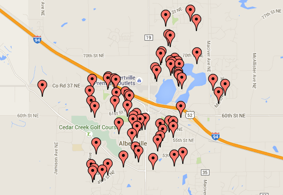 MAP: Albertville Citywide Garage Sales Kick off Wednesday - North