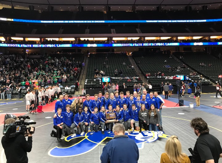 St. Michael-Albertville Breaks Through, Wins Class AAA Wrestling