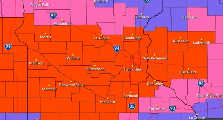 UPDATE: Blizzard Conditions Forecast Overnight in Wright County