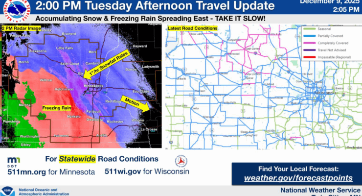 Another Winter System to Hit Wright County, Cold Blast on Tap this Weekend